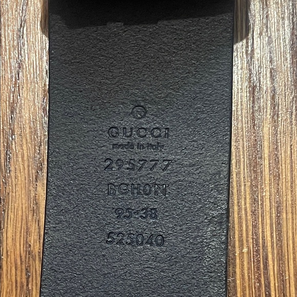 Black Belt with Gold and Silver Buckle - Picture 6 of 8